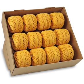 Kordel Baumwolle, 15 m x 2 mm, gelb