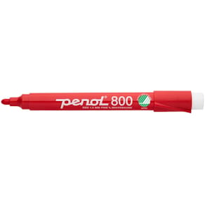 Whiteboardpenna PENOL 800 rund röd