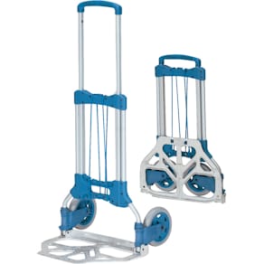 Transportkarre Fetra, faltbar, blau/silber