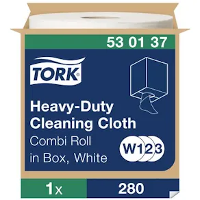 Rengöringsduk TORK W4 Kraftig vit 280/fp