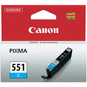 Inktcartridge Canon CLI-551C, cyaan, 332 pagina's, OEM 6509B001