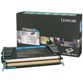 Toner LEXMARK C734A1CG 6K blå