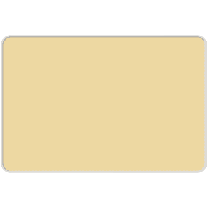 Lintex FRAME Glastavla, SILK-GLASS®, 1500 × 1000 × 50 mm, Mellow