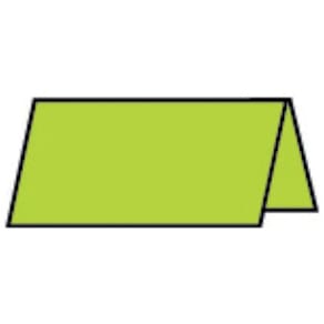 Tischkarte Rössler Paperado, 10 x 10 cm, maigrün