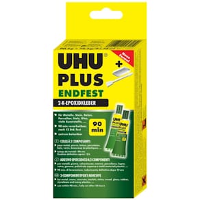 Zweikomponentenkleber UHU PLUS ENDFEST, 163 g