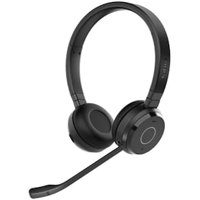 Headset Jabra Evolve 65 TE MS Stereo, USB-A, mit Ladestation, sch