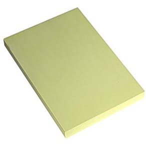 Kartong A2 Gul, 180g, 10/fp