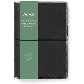 Filofax Eco Essential Personal Systemkalender Ebenholts