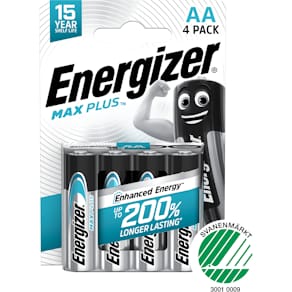 Energizer Max Plus AA/E91 (4-pack)