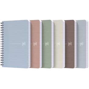 Notesbog Oxford My Rec'Up 90x140 mm, assorteret, 10 stk