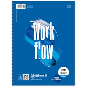 Collegeblock Ursus Style Basic, A4, 80 Blatt, liniert