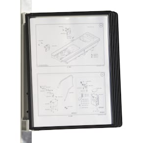 Väggställ VARIO Magnet, med 5 ramar