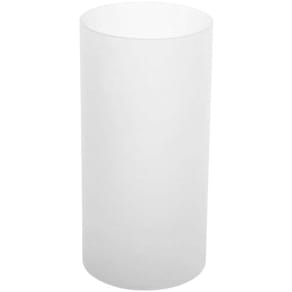 Olielampeglas hvid Basic, 6 stk