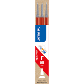 Frixion Point Clicker 0,5 refill rød (3)