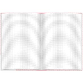 Notizbuch RNK, A5, 96 Blatt, kariert, Rosé