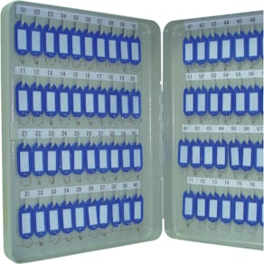 Schlüsselschrank Q-CONNECT, für 80 Schlüssel, grau