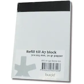 Refill A7 block, 2-pack