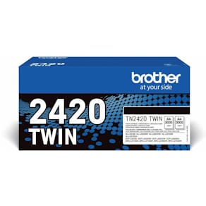 Toner BROTHER TN2420 2x3K svart 2/fp
