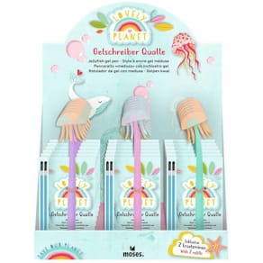 Gelschreiber MOSES. Lovely Planet Qualle, sortiert