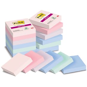 Haftnotizen Post-it Super Sticky Soulful, 12 St., sortiert