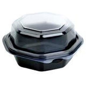 Plastbakke Duni m/låg 1-rums 200 ml, PS, 375 stk