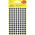 Etiketten Avery Rond, diameter 8 mm, zwart, 416 stuks