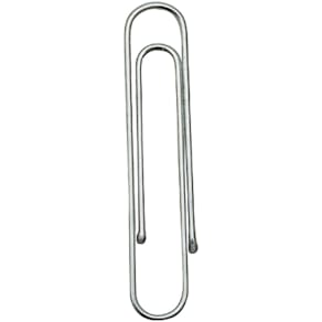 Büroklammern Norica 580-50, 50 mm, rund, verzinkt, 100 Stück