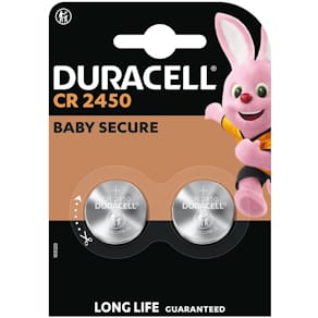 Knoopcel Duracell CR2450, blister van 2 stuks