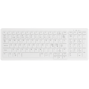 Active Key ClassicClean Med Keyboard Rem Cov Comp WL White