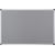 Textielbord Q-CONNECT, aluminium frame, 60 x 45 cm, grijs