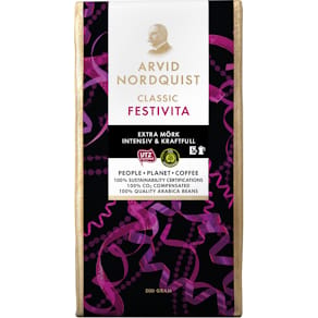 Kaffe Arvid Nordquist Classic Festivita Extra Mörkrost, 500g