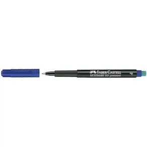 Märkpenna Faber Castell Blå, fine, 10st
