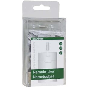 Kontortilbehør BNT transparent, 10 stk