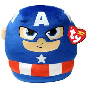 Plüschfigur TY Squishy Beanies Captain America, 20 cm