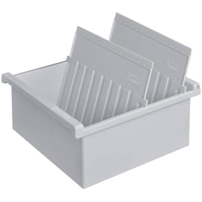 Karteitrog HAN DIN A7 quer, lichtgrau