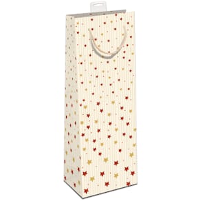 Flaschentragetasche SKORPION, Weihnachten, Sterne, natur
