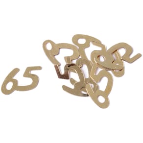 Tischkonfetti Zahl 65, gold