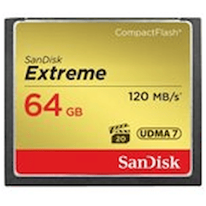 SanDisk Extreme - Flash-minneskort - 64 GB - 567x - CompactFlash