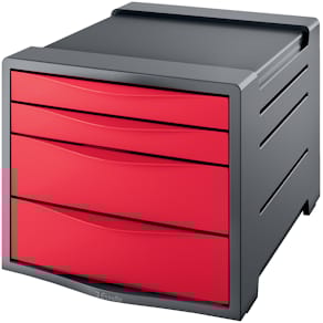 Skuffekabinet Europost Vivida 4 sk. rød