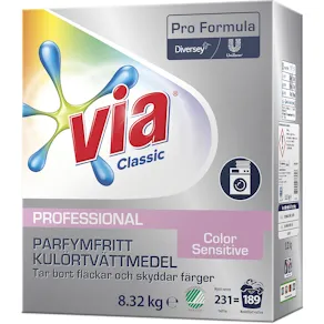 Tvättmedel VIA Professional Color Sensitive 8.32KG
