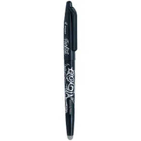 Gelkulpenna PILOT Frixion Ball Medium Svart, 0.7mm, raderbar