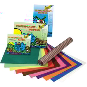 Transparentpapierheft Folia, 10 Farben