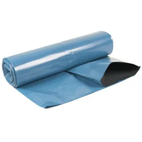 Plastsäck COEX 125L 55my blå/sv 25/rl