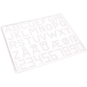Pärlplatta ABC/Siffror, 5/fp
