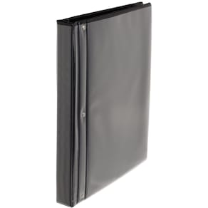Gaffelpärm PP med ficka A4 40mm svart
