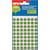 Etiketten Apli, rond, etui, Ø 10 mm, groen, 315 stuks