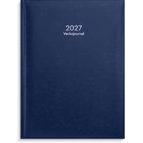 Burde Veckojournal 2027 blå
