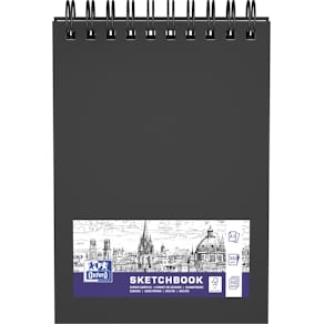 Schetsboek Oxford, 50 vel, 100 g/m², ft A5, zwart