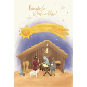 Weihnachtskarte SKORPION Heilig