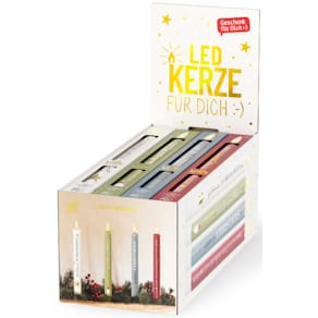Stabkerze FÜR DICH Schöne Weihnachten, sortiert